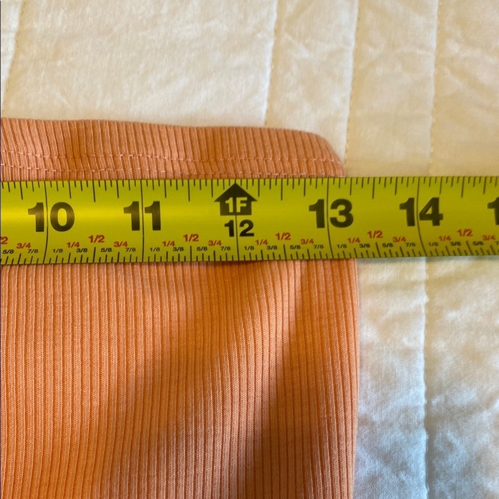 Strapless Maxi Dress Resort Wear Pastel Orange NWT See You Monday Large Body-Con - Picture 7 of 8